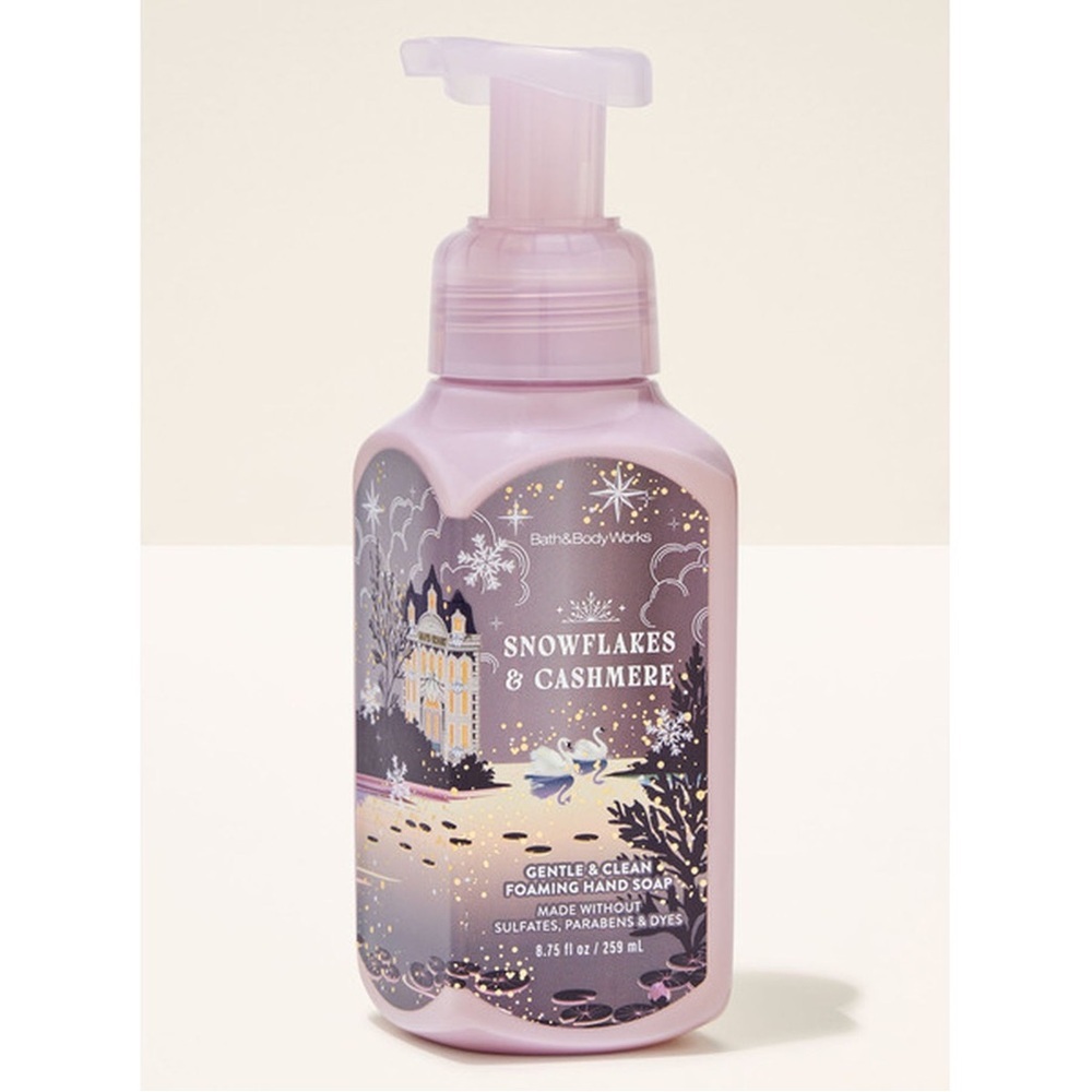 Bath & Body Works Snowflakes & Cashmere Foaming Hand Soap - Lavender
